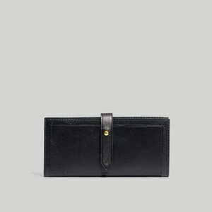 Madewell Wallet Leather Post Black NEW